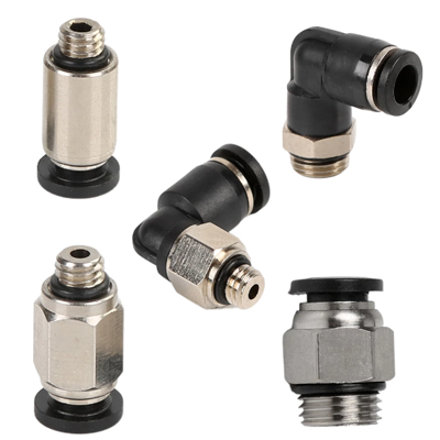 Pneumatic Fitting MINI Connector Air Coupler 4mm 3mm 5mm 6mm Hose-Tube M3 M5 M6 1/8
