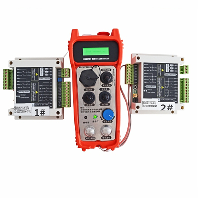 Multifunctional industrial wireless remote control for jacking devices and lifting platforms